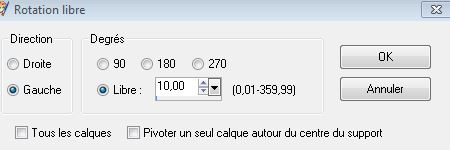 Rotation libre
